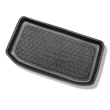 Tapis de coffre adapté pour Nissan Micra K13 Hayon (06.2013-02.2017) - bac de coffre - protection de coffre voiture