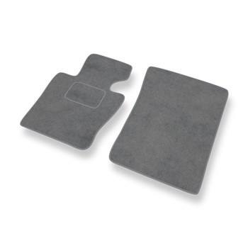 Tapis de Sol Velours adapté pour BMW X3 I E83 (2000-2010) - Premium tapis de voiture - gris