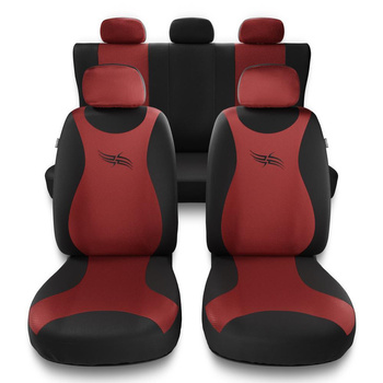 Housses de siège adaptées pour BMW X2 F39, U10 (2017-....) - housse siege voiture universelles - couverture siege - TR-RD