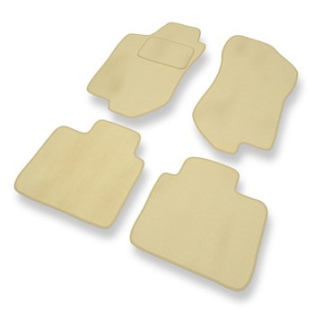 Tapis de Sol Velours adapté pour Alfa Romeo 146 I (1994-2001) - Premium tapis de voiture - beige