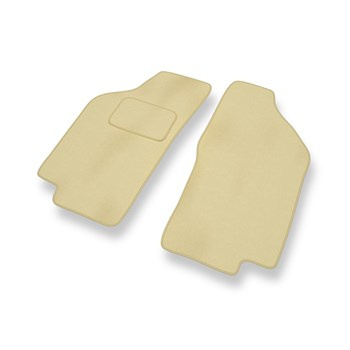 Tapis de Sol Velours adapté pour Lancia Delta II Hayon (1993-1999) - Premium tapis de voiture - beige