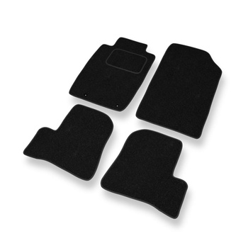 Tapis de Sol Feutres adapté pour Peugeot 206 I (1998-2012) - tapis de voiture - noir