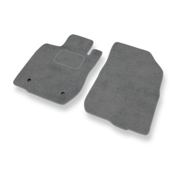 Tapis de Sol Velours adapté pour Dacia Sandero I, II (2008-2020) - Premium tapis de voiture - gris