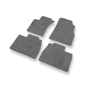 Tapis de Sol Velours adapté pour Mercedes-Benz Classe M W163 SUV (1997-2005) - Premium tapis de voiture - gris
