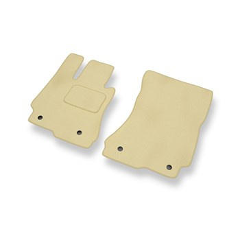 Tapis de Sol Velours adapté pour Mercedes-Benz Classe S W221 (2006-2013) - Premium tapis de voiture - beige