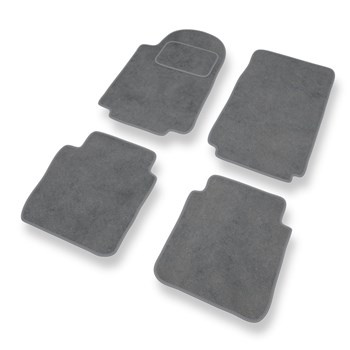 Tapis de Sol Velours adapté pour Alfa Romeo 75 (1985-1992) - Premium tapis de voiture - gris