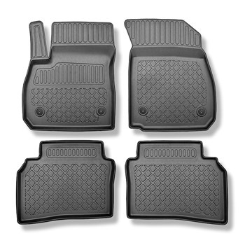 Tapis de sol en TPE adapté pour Opel Insignia B Grand Sport (06.2017-....) - tapis de voiture - noir