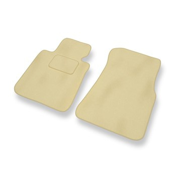 Tapis de Sol Velours adapté pour BMW 1 F20 Hayon (2011-2019) - Premium tapis de voiture - beige