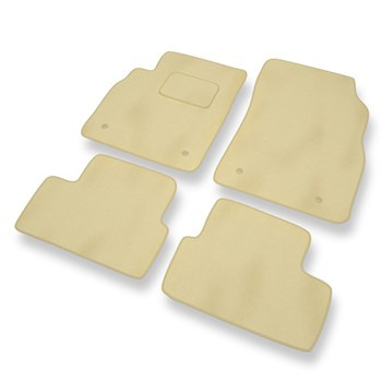 Tapis de Sol Velours adapté pour Chevrolet Cruze Hayon, Break, Berline (2008-2016) - Premium tapis de voiture - beige