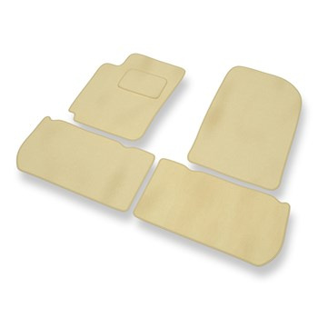 Tapis de Sol Velours adapté pour Citroen Xsara Picasso (1999-2011) - Premium tapis de voiture - beige