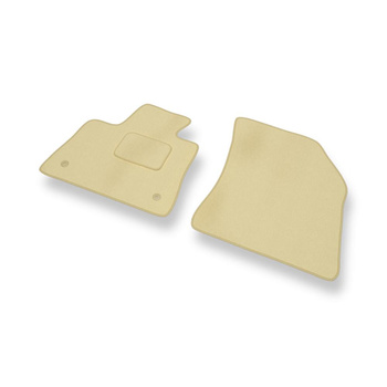 Tapis de Sol Velours adapté pour Peugeot 3008 II (2016-....) - Premium tapis de voiture - beige