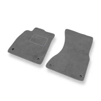 Tapis de Sol Velours adapté pour Audi A7 I 4G Sportback (2010-2017) - Premium tapis de voiture - gris