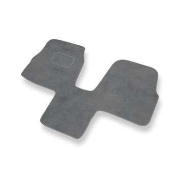 Tapis de Sol Velours adapté pour Kia Carnival I Monospace (1999-2006) - Premium tapis de voiture - gris
