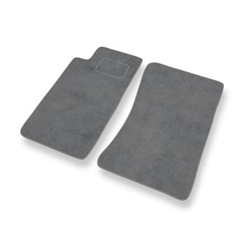Tapis de Sol Velours adapté pour Mazda MX-5 I Roadster (1990-1998) - Premium tapis de voiture - gris