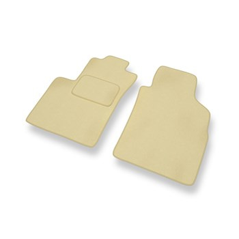 Tapis de Sol Velours adapté pour Lancia Ypsilon IV (2011-2024) - Premium tapis de voiture - beige