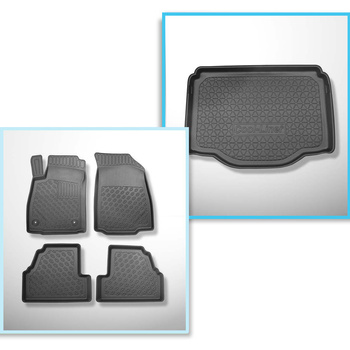 Tapis de coffre adapté pour Ford S-Max II Monospace (09.2015