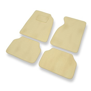 Tapis de Sol Velours adapté pour Ford Mustang IV (1994-2004) - Premium tapis de voiture - beige