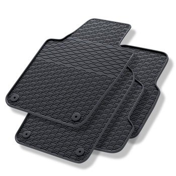 Tapis de sol en caoutchouc adapté pour Seat Ibiza IV (2008-2017) - tapis de voiture - noir