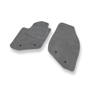 Tapis de Sol Velours adapté pour Volvo V70 II (2000-2007) - Premium tapis de voiture - gris