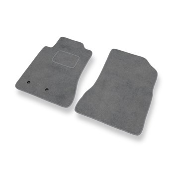 Tapis de Sol Velours adapté pour Ford Mustang VI Coupé, Cabriolet (2014-2023) - Premium tapis de voiture - gris