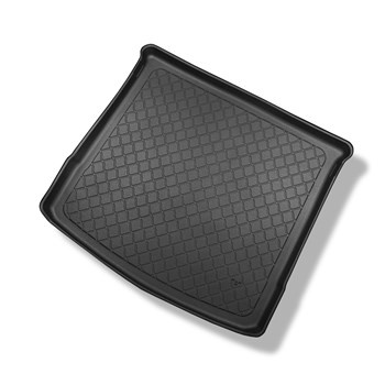 Tapis de coffre adapté pour Volkswagen Touran II 5T Monospace (09.2015-....) - bac de coffre - protection de coffre voiture - 5/7 places; 3e rangée abaissée