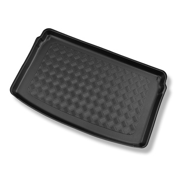 Tapis de coffre adapté pour Audi A1 GB Sportback (07.2018-....) - bac de coffre - protection de coffre voiture - coffre supérieur; plancher amovible en la position la plus haute