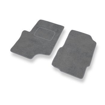 Tapis de Sol Velours adapté pour Chevrolet TrailBlazer II SUV (2002-2009) - Premium tapis de voiture - gris