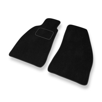 Tapis de Sol Velours adapté pour Alfa Romeo GTV (1995-2006) - Premium tapis de voiture - noir