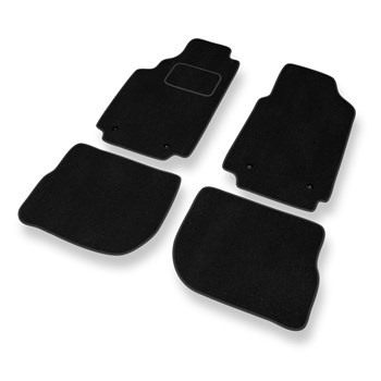 Tapis de Sol Velours adapté pour Audi A6 I C4 (1994-1997) - Premium tapis de voiture - noir