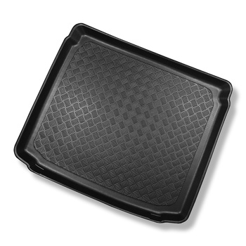 Tapis de coffre adapté pour Volkswagen Tiguan I SUV (07.2007-04.2016) - bac de coffre - protection de coffre voiture - coffre inférieur; avec kit de réparation
