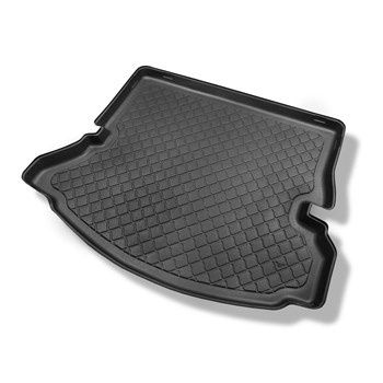 Tapis de coffre adapté pour Renault Grand Scenic IV Monospace (12.2016-....) - bac de coffre - protection de coffre voiture - 7 places; 3me rangée abaissée