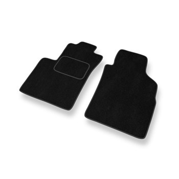 Tapis de Sol Velours adapté pour Lancia Ypsilon IV (2011-2024) - Premium tapis de voiture - noir