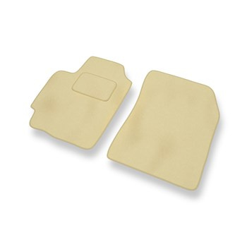 Tapis de Sol Velours adapté pour Mazda 323 VI Hayon, Berline (1998-2003) - Premium tapis de voiture - beige