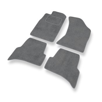 Tapis de Sol Velours adapté pour Toyota 4Runner IV SUV (2003-2023) - Premium tapis de voiture - gris