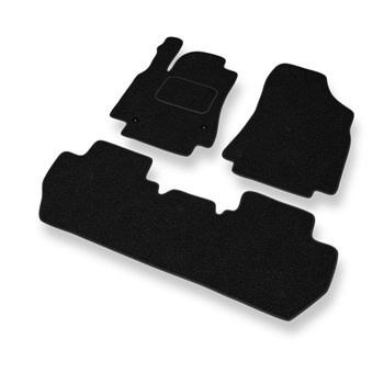 Tapis de Sol Feutres adapté pour Peugeot Partner II (2008-2018) - tapis de voiture - noir