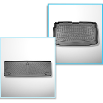 Kit tapis de coffre et tapis de voiture TPE pour: Volkswagen Caddy V Maxi Van (11.2020-....)