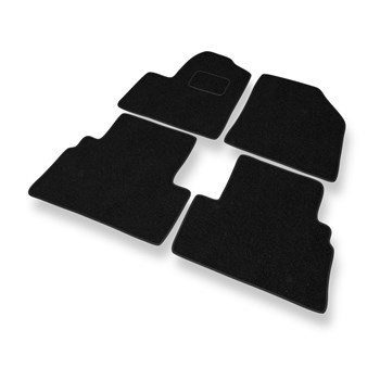 Tapis de Sol Feutres adapté pour Ford Transit Connect (5-places) (2003-2014) - tapis de voiture - noir