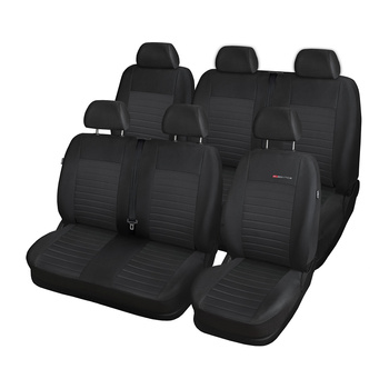 Housses de siège sur mesure adaptées pour Volkswagen Transporter T5 Van (2003-2015) - housse siege voiture - couverture siege - E4