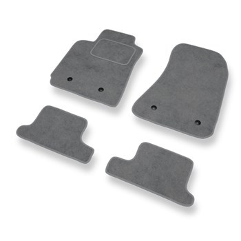 Tapis de Sol Velours adapté pour Alfa Romeo Brera Coupé (2005-2010) - Premium tapis de voiture - gris