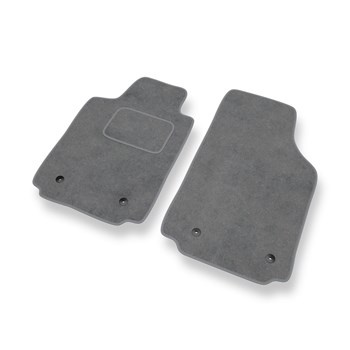 Tapis de Sol Velours adapté pour Audi A2 I 8Z (1999-2005) - Premium tapis de voiture - gris