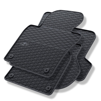 Tapis de sol en caoutchouc adapté pour Volkswagen Golf V Hayon, SW (2003-2008) - tapis de voiture - noir - 4 pcs.