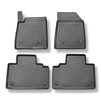 Tapis de sol en TPE adapté pour Maxus Euniq 6 SUV (2022-....) - tapis de voiture - noir