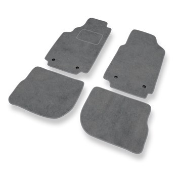 Tapis de Sol Velours adapté pour Audi A6 I C4 (1994-1997) - Premium tapis de voiture - gris