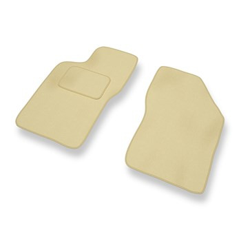 Tapis de Sol Velours adapté pour Alfa Romeo 155 Berline (1992-1998) - Premium tapis de voiture - beige