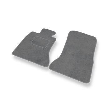 Tapis de Sol Velours adapté pour BMW 5 F07 Gran Turismo (2008-2017) - Premium tapis de voiture - gris