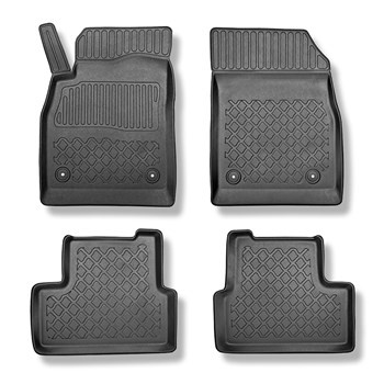 Tapis de sol en TPE adapté pour Opel Astra J Hayon (12.2015-10.2022) - tapis de voiture - noir