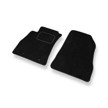 Tapis de Sol Velours adapté pour Nissan Juke I Crossover (2010-2019) - Premium tapis de voiture - noir