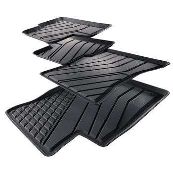 Tapis de sol en TPE adapté pour Mercedes-Benz GLB X247 SUV (2019-....) - tapis de voiture - noir