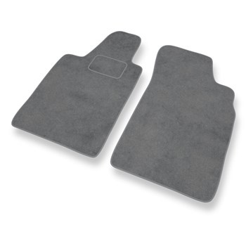 Tapis de Sol Velours adapté pour Fiat Barchetta Roadster (1995-2005) - Premium tapis de voiture - gris