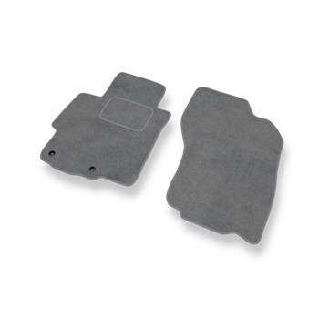 Tapis de Sol Velours adapté pour Mitsubishi Lancer VIII Berline, Sportback (2007-2016) - Premium tapis de voiture - gris